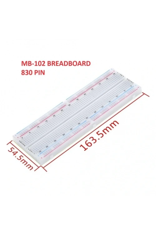 Büyük Boy Breadboard 830 Pin MB-102