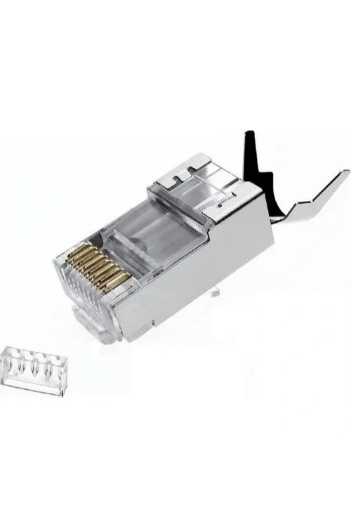 CAT7 RJ45 Plug Ethernet Ağ Kablosu Konnektörü