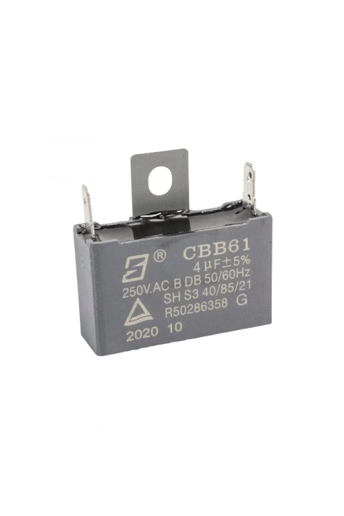 CBB61 4uF 250V Kutulu Daimi Kondansatör