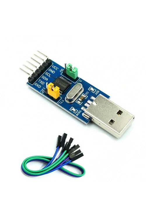 Ch341TTL 2 in 1 modül 3.3V 5V USB I2C IIC UART USB TTL