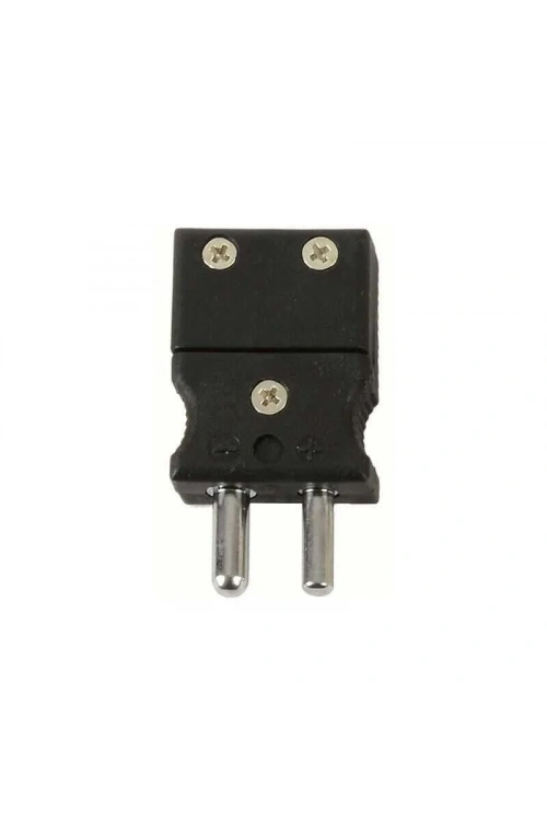 CK-05SY-Erkek - Fe-Const Termokupl Fiş Siyah