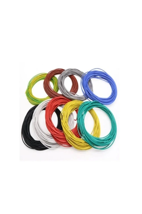 Çok Damarlı Montaj Kablosu 24AWG Beyaz 10M