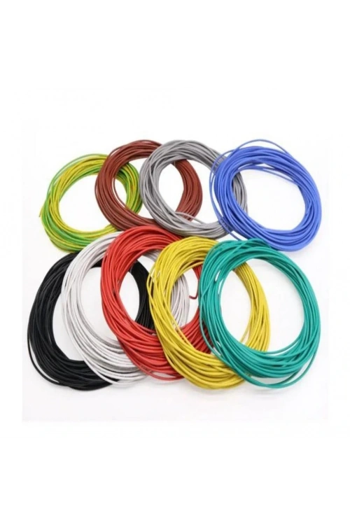Çok Damarlı Montaj Kablosu 24AWG Mavi 1M