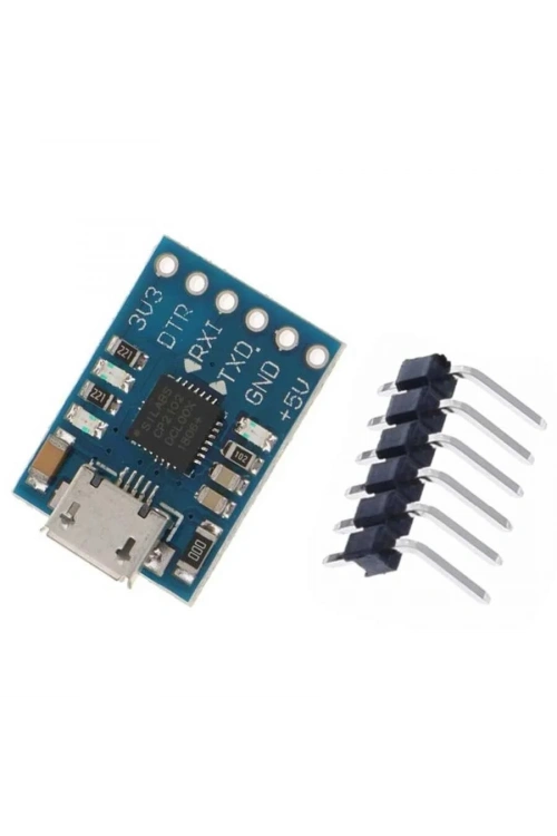 CP2102 Micro USB 2.0 UART TTL 6Pin Seri Dönüştürücü Modülü