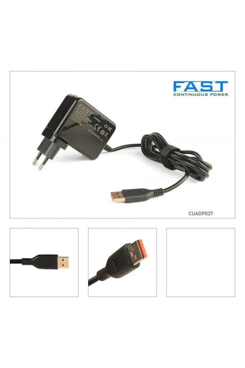 CUADP037 Lenovo 20V 3.25A USB Yoga 4/3 Pro Uyumlu Notebook Adaptör