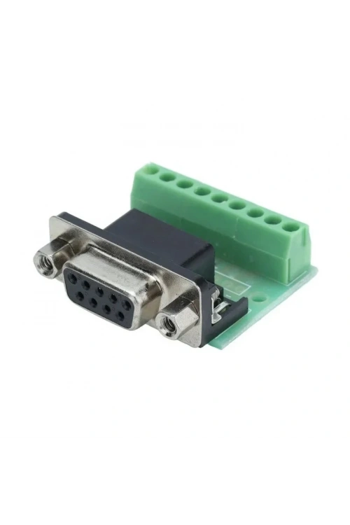 DB9 9-Pin Dişi Terminal Block Adaptörü