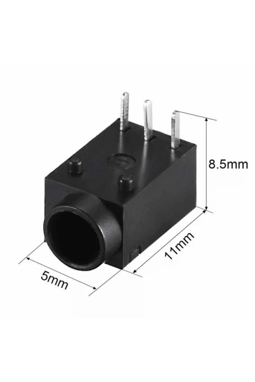 DC-003A 1mm Dişi Jack Şase 3 Pin