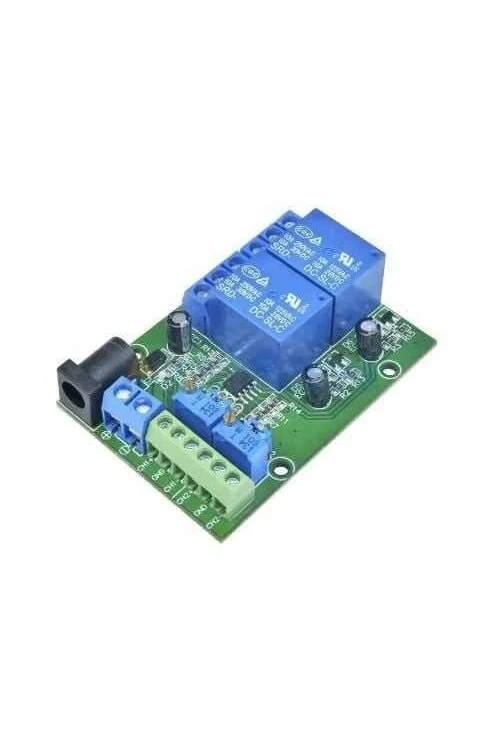 DC 5V 2-Kanal LM393 Voltaj Karşılaştırıcı Röle Modülü
