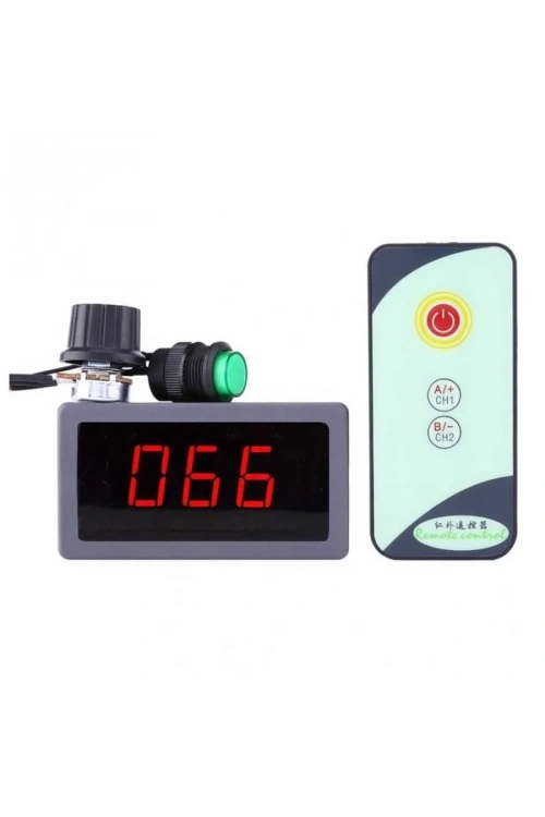 DC 6-30V 5A Ekranlı PWM Motor Sürücü - Kumandalı