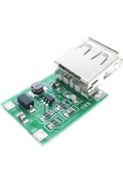 DC-DC 0.9V-5V to 5V 600A Voltaj Yükseltici USB Şarj Modülü