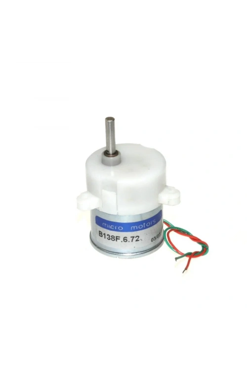 DC Eksantrik Mikro Motor 12V 6RPM Plastik Dişli 33mm B138F.6.72