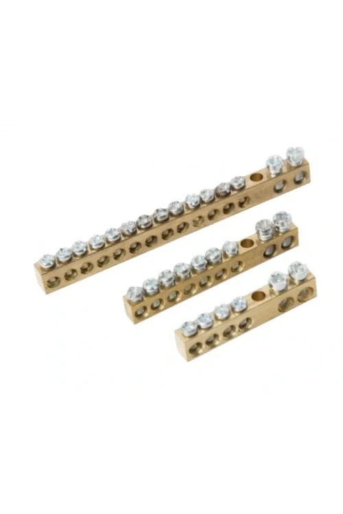 Delikli Pano Topraklama Klemensi Ayaksız PTK5009 2+28 6,5 x 9 mm 20 Adet
