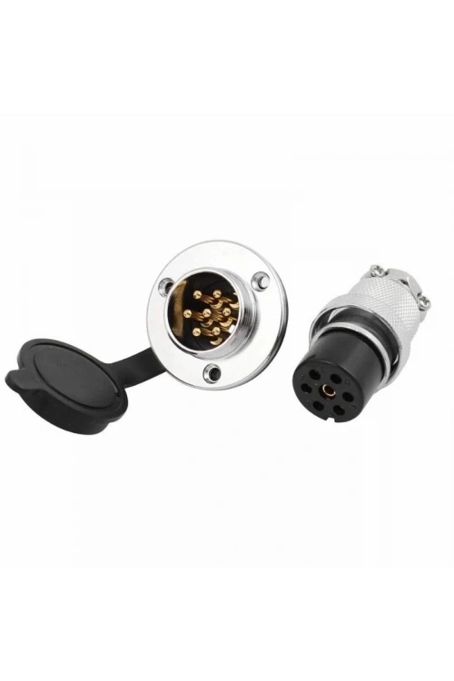 DF25 7 Pin 25mm Su Geçirmez Konnektör Takımı
