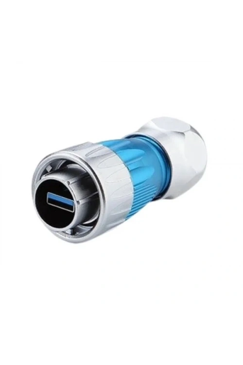 DH24-USB3-MP-MP-0D5M-001 Su Geçirmez Data Erkek Konnektör - 0.5M Kablo