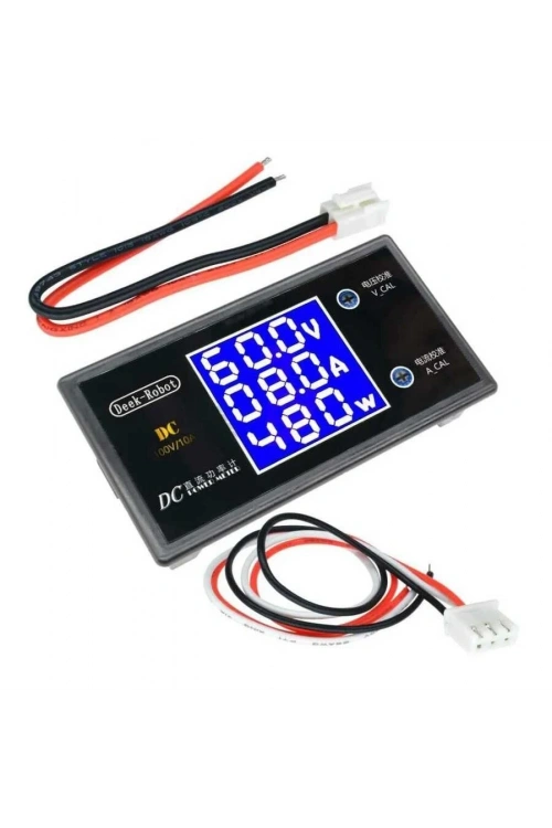 Dijital DC 0-100V 0-10A Voltmetre Ampermetre