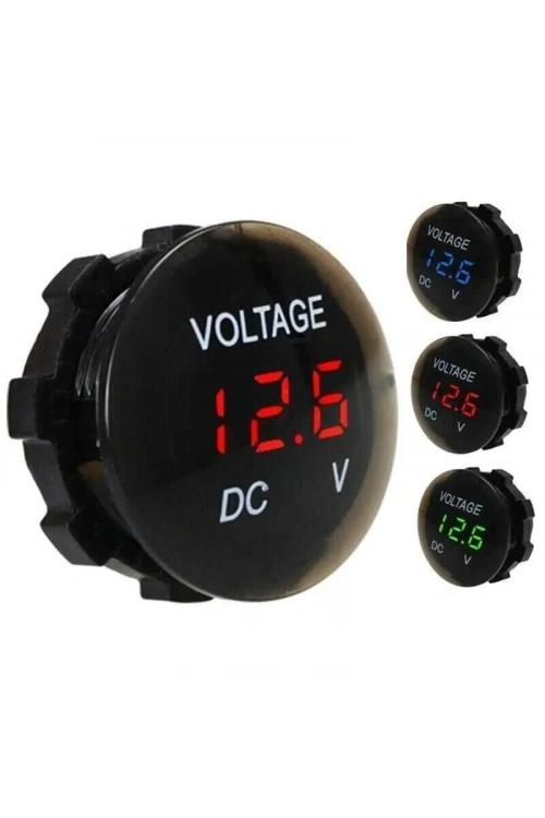 Dijital Voltaj Göstergesi 6-30V Kırmızı / A06