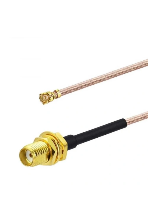 Dişi SMA - IPEX 1 RG-178 Dönüştürücü Kablo - 12cm