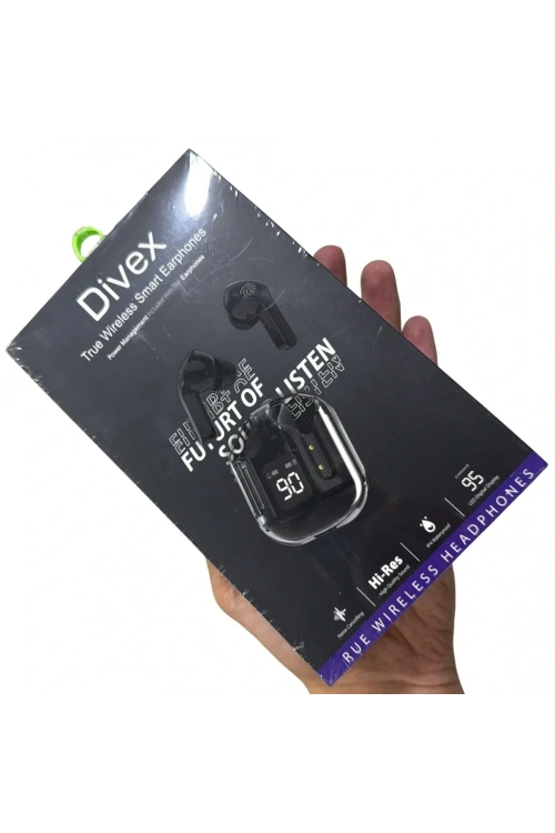 Divex Kablosuz Akıllı Bluetooth Kulaklık Hi-fi Kalite Siyah DB-526