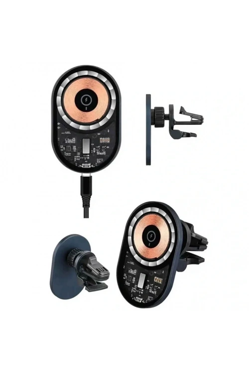 Divex Kablosuz Araç Şarj Cihazı Manyetik Wireless Şarj Aleti DV-354
