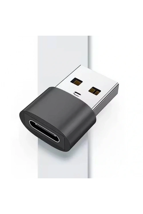 Divex Type-C Dişi USB3.0 Erkek OTG Adaptör Çevirici Siyah DC-178