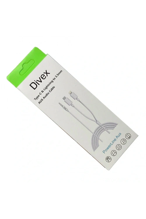 Divex Type-C - Lightning to 3.5mm Aux Stereo Kablo DA-168