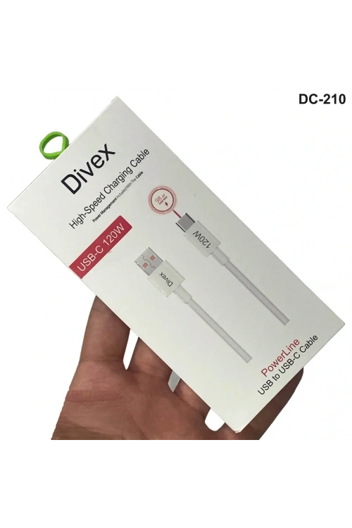Divex Type-C ( USB-C ) 120W Hızlı Şarj Kablosu DC-210