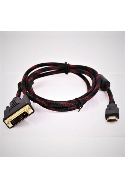 DVI-D (24+1 - Dual Link) to HDMI Çevirici Dönüştürücü 1.5m