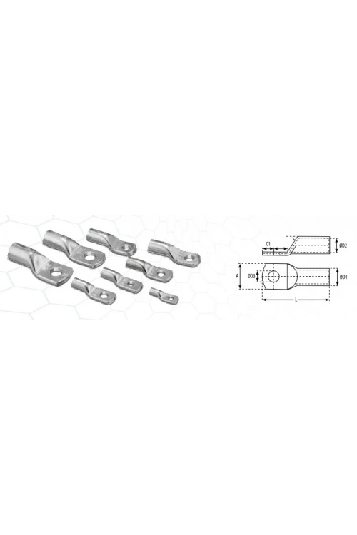 Ekonomik Kablo Pabucu SKP-E 185mm² M16 (30 Adet)