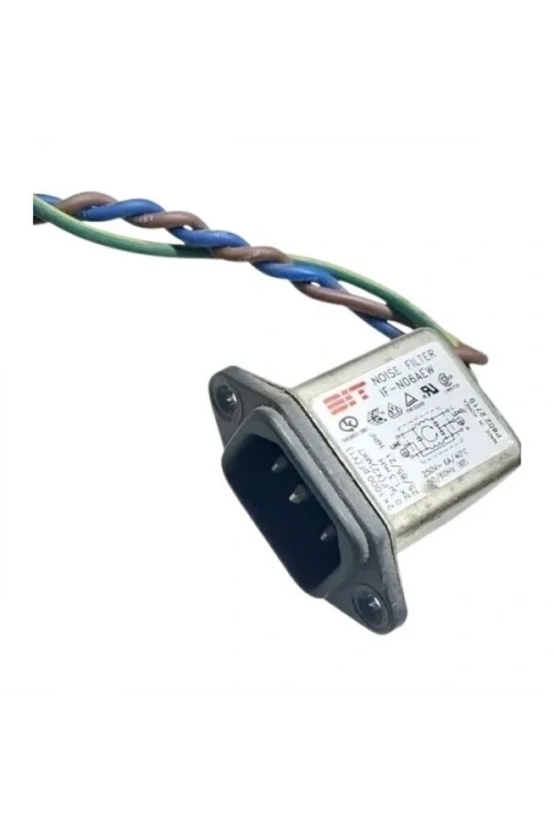 EMI Filtre 6A Erkek Power Soketi - IF-N06AEW