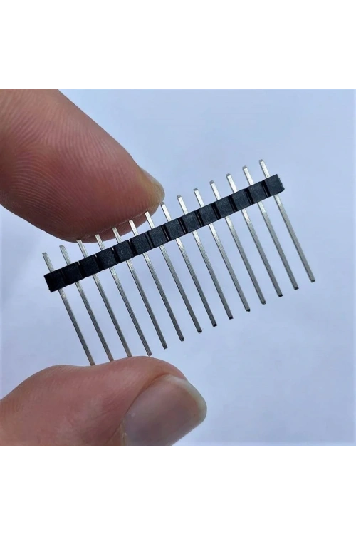 Erkek Pin Header 14 Pin 19 mm 2.54mm 1x14 180° Tek Sıra