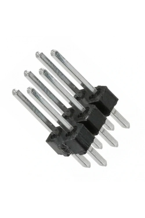 Erkek Pin Header 2x3 Pin (6Pin) 12 mm 2.54mm 2x3 180° İki Sıra