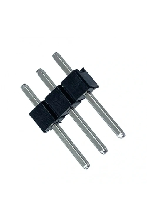 Erkek Pin Header 3 Pin 12mm 2.54mm 1x3 180° Tek Sıra