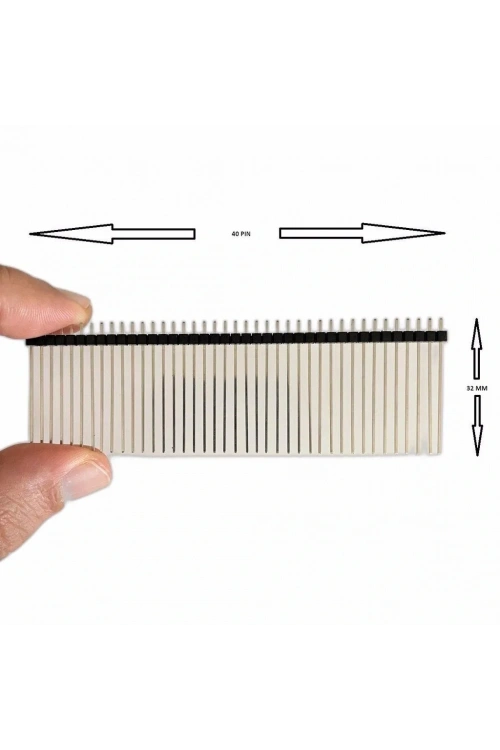 Erkek Pin Header 40 Pin 32 mm 2.54mm 1x40 180° Tek Sıra