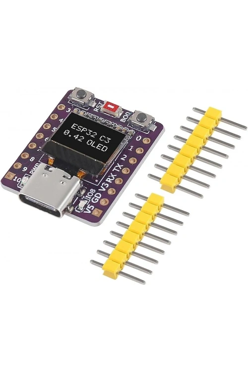 ESP32-C3 0.42 İnç OLED Modülü WiFi + Bluetooth ESP32 Geliştirme Kartı
