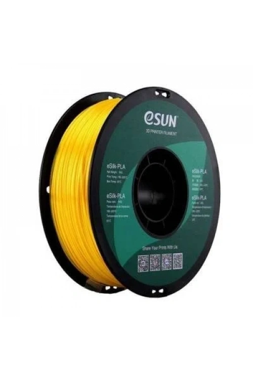 Esun eSilk 1.75mm Parlak Yüzeyli Sarı Filament - Yellow