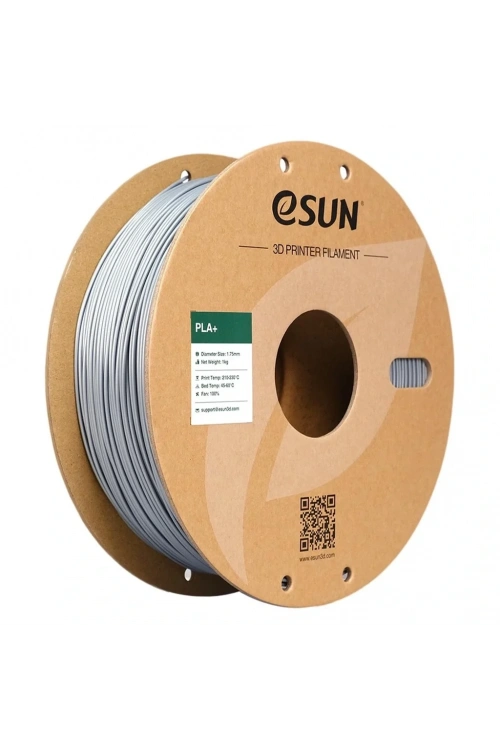 eSUN Gümüş Pla+ Filament 1.75mm 1 KG