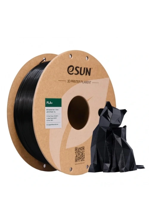 eSUN Siyah Pla+ Filament 1.75mm 1 KG