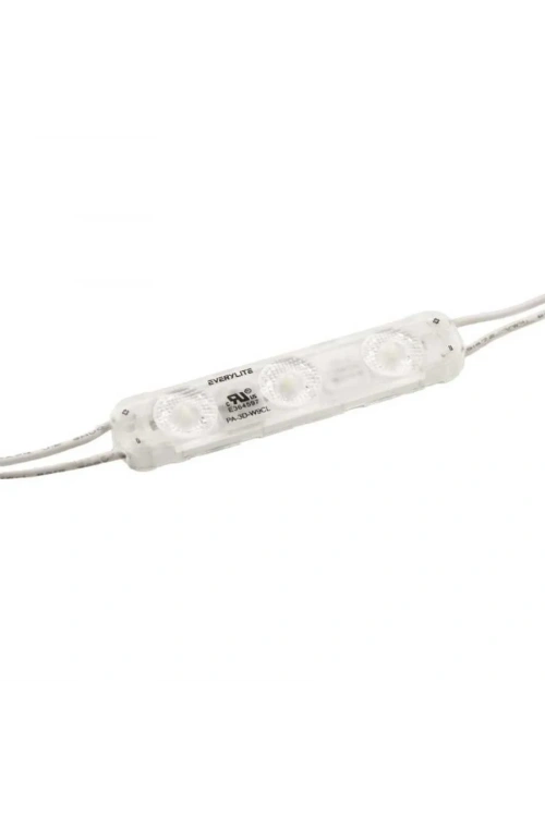 Everylite 3lü Mercekli Modül Led Yapışkansız - Beyaz 12v