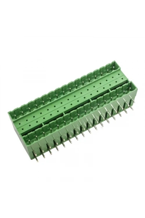 F85-5.08-16P 2x16 Pin 5.08mm 90C Geçmeli Çift Erkek Klemens