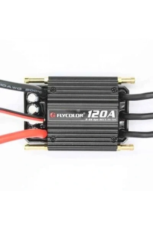Flycolor Waterproof 120A 2-6S Brushless ESC 5.5V/5A BEC