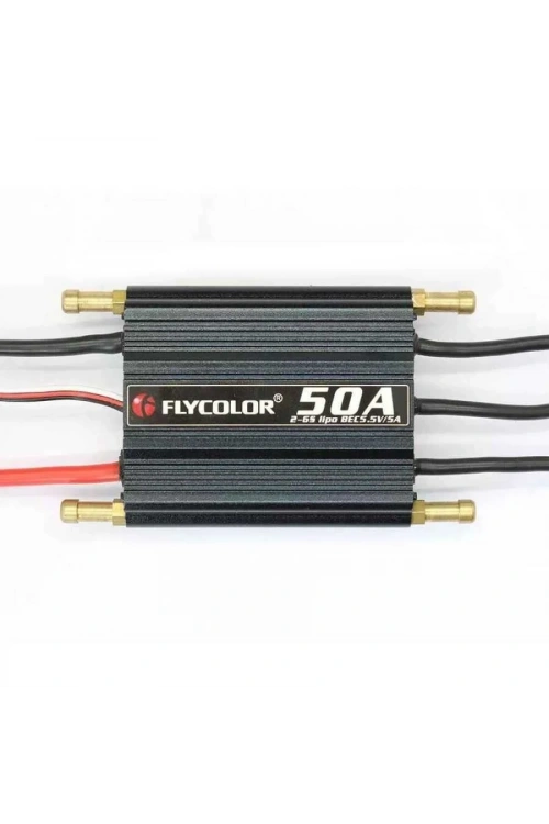 Flycolor Waterproof 50A 2-6S Brushless ESC 5.5V/5A BEC