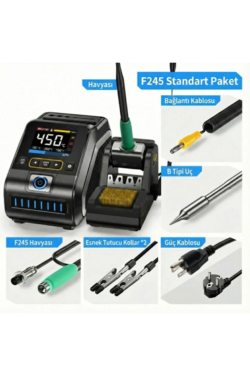 FNIRSI DWS-200 F245 Standart Lehimleme İstasyonu