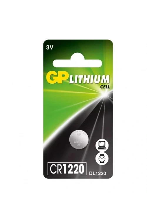 GP CR1220 3V Lityum Pil Tekli Paket