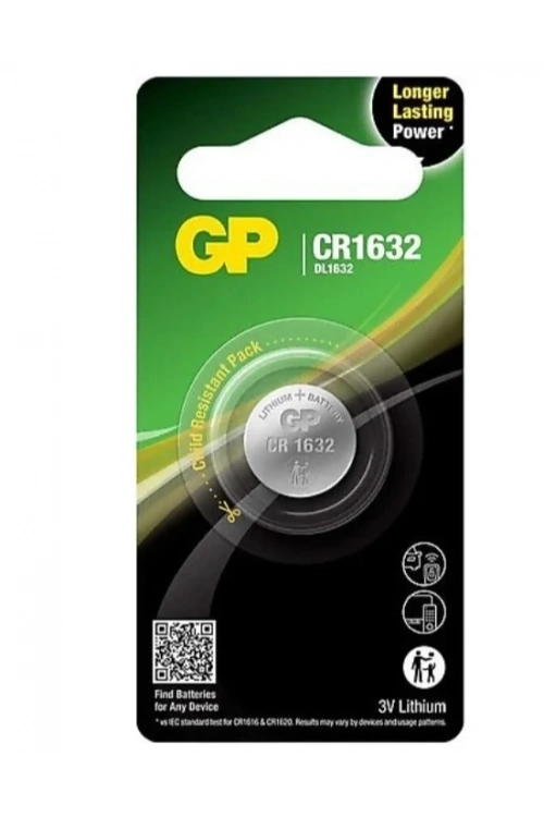 GP CR1632 3V Lityum Pil Tekli Paket