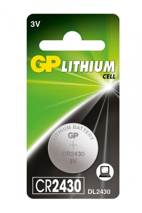 GP CR2430 3V Lityum Pil Tekli Paket
