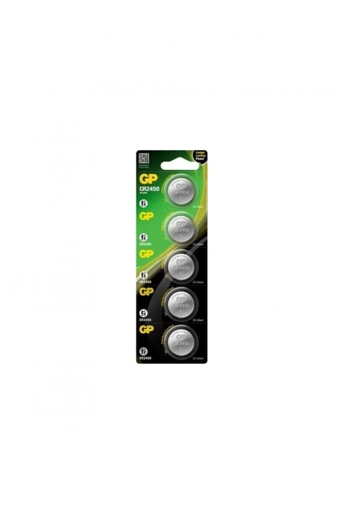 GP CR2450 3V Lityum Pil 5’li Blister