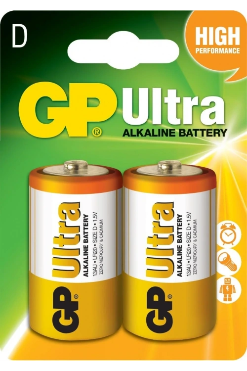 GP GP13AU LR20 Ultra Alkalin 2li Pil