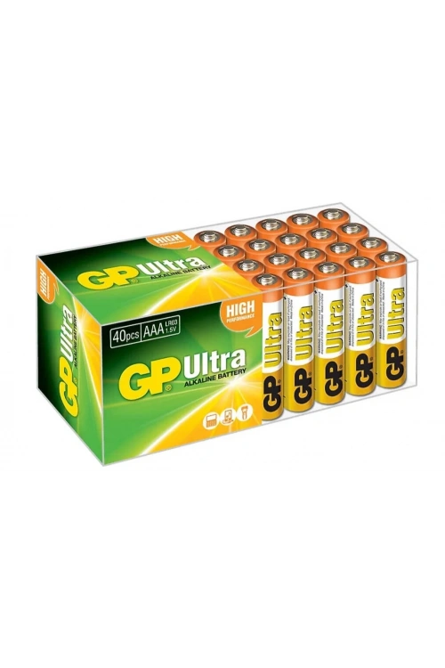 GP LR03 1.5V Ultra Alkalin AAA İnce Kalem Pil 40lı