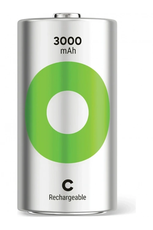 GP ReCyko 3000 mAh 1.2V Orta C Boy Şarjlı Pil 