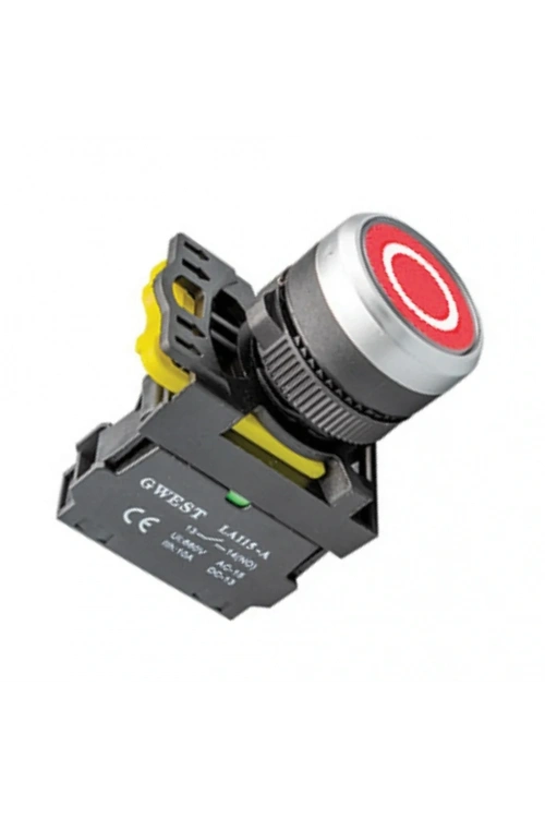 Gwest A5-01/2 22mm Stop İşaretli Yaylı Buton 1NC